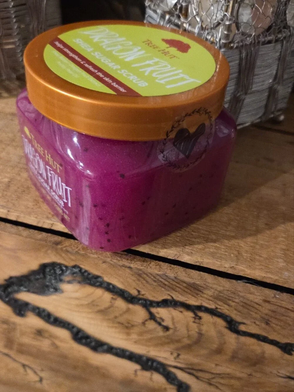 Tree Hut Dragon Fruit Shea Sugar Scrub - Vibrant Pink Exfoliant